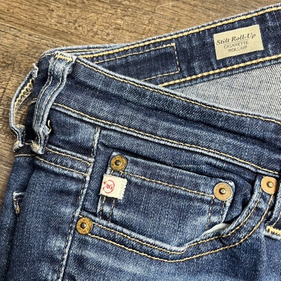 Adriano Goldschmied AG Skinny Blue Jeans Pants Denim ((size 26R)) - Picture 6 of 8